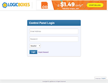 Tablet Screenshot of manage.logicboxes.com